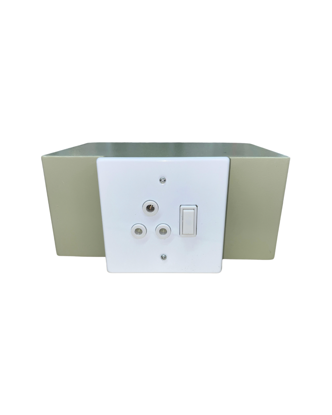 Single plug socket wall safe