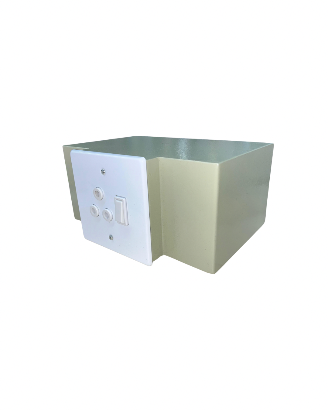 Single plug socket wall safe